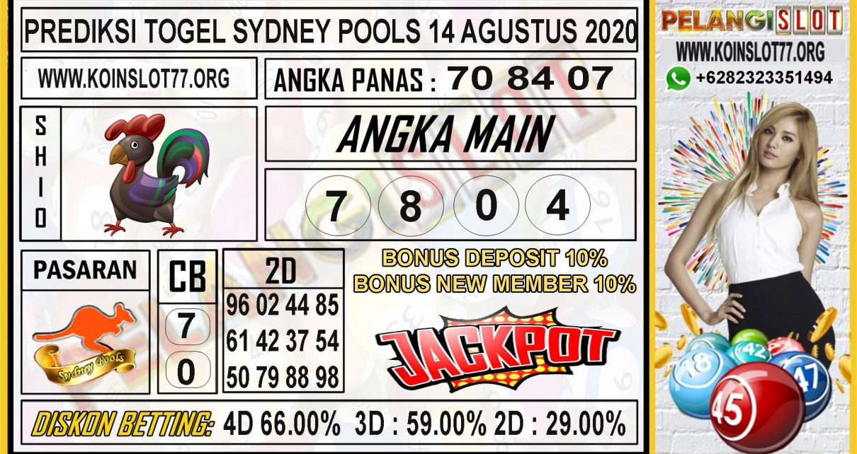 PREDIKSI TOGEL SYDNEY 14 AGUSTUS 2020