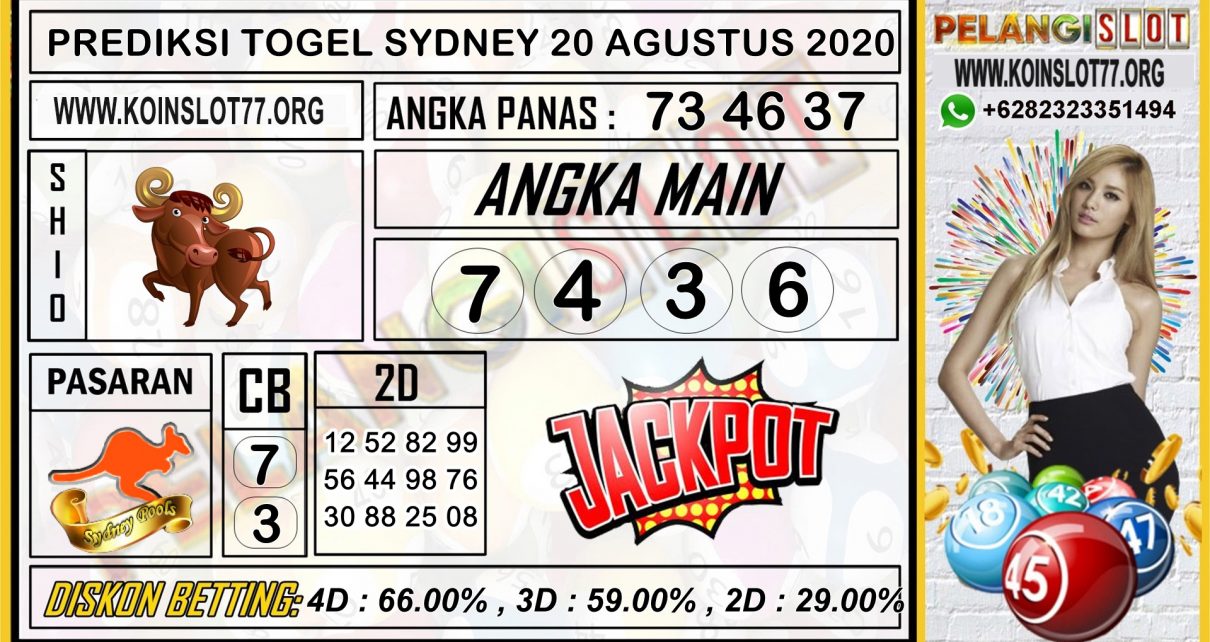 PREDIKSI TOGEL SYDNEY 20 AGUSTUS 2020