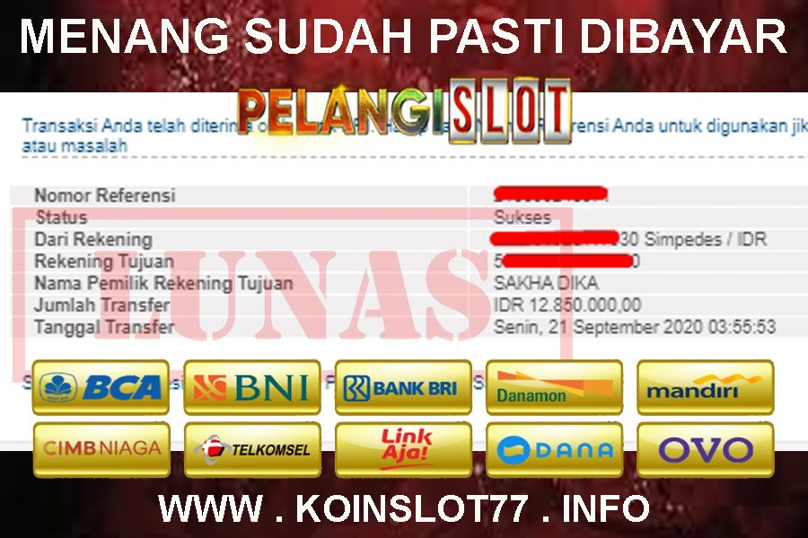 Member PelangiSlot Jackpot Slot Game 21 SEPTEMBER 2020