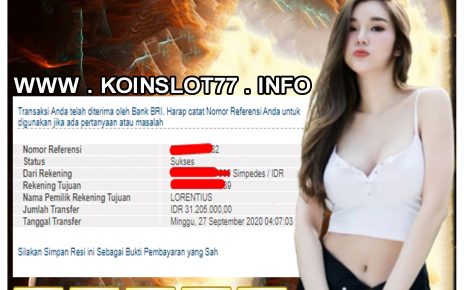 Member PelangiSlot Jackpot 27 September 2020