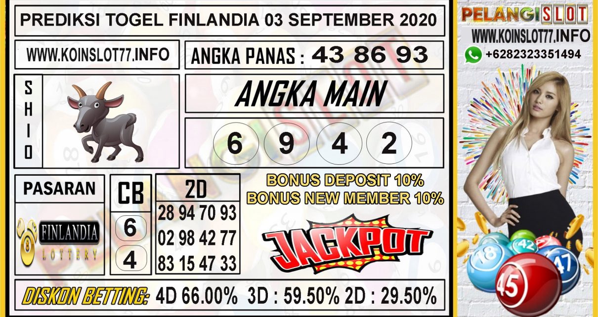 PREDIKSI FINLANDIA LOTTERY 03 SEPTEMBER 2020