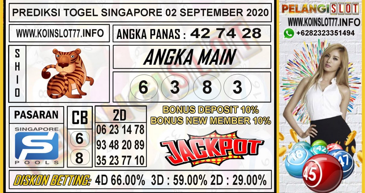 PREDIKSI TOGEL SINGAPURA 02 SEPTEMBER 2020