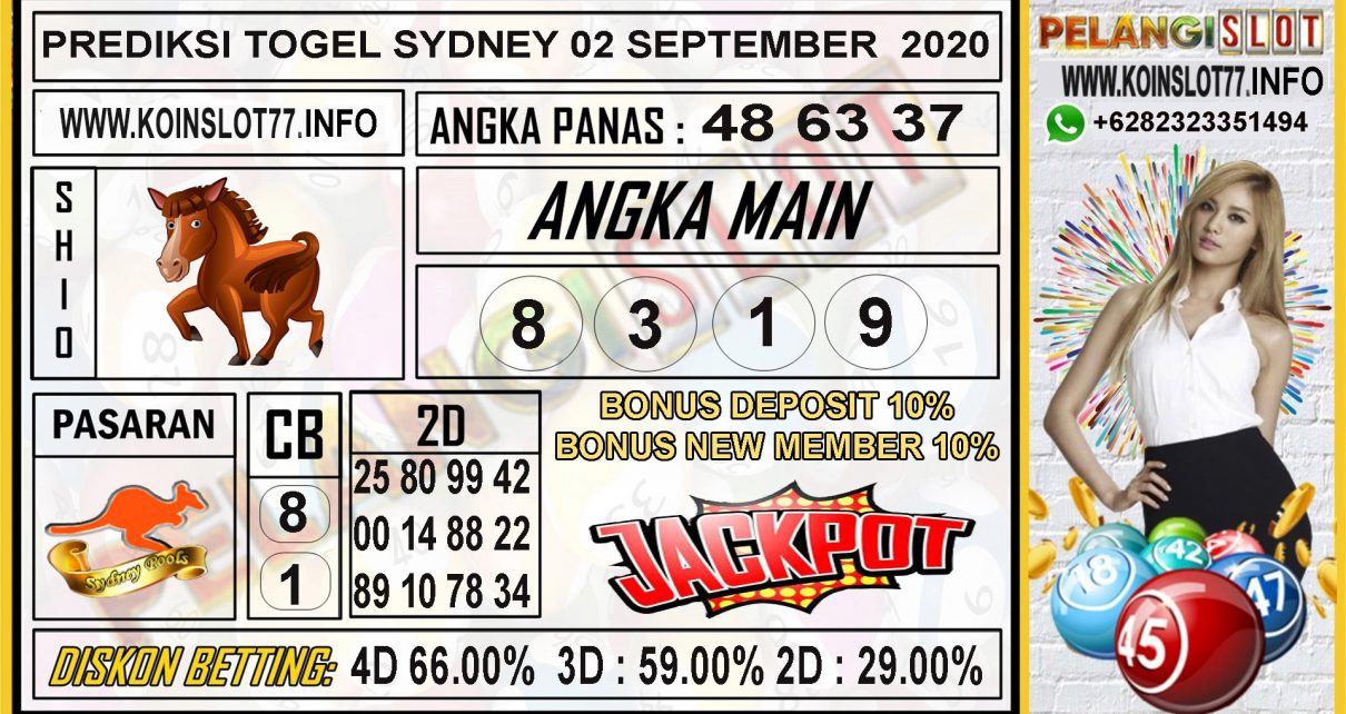 PREDIKSI TOGEL SYDNEY 02 SEPTEMBER 2020