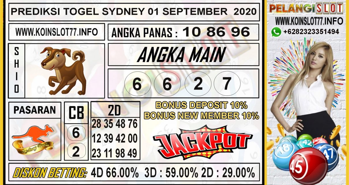 PREDIKSI TOGEL SYDNEY 01 SEPTEMBER 2020