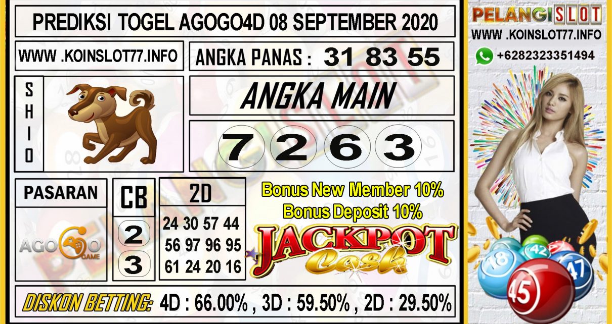 PREDIKSI TOGEL AGOGO4D 08 SEPTEMBER 2020