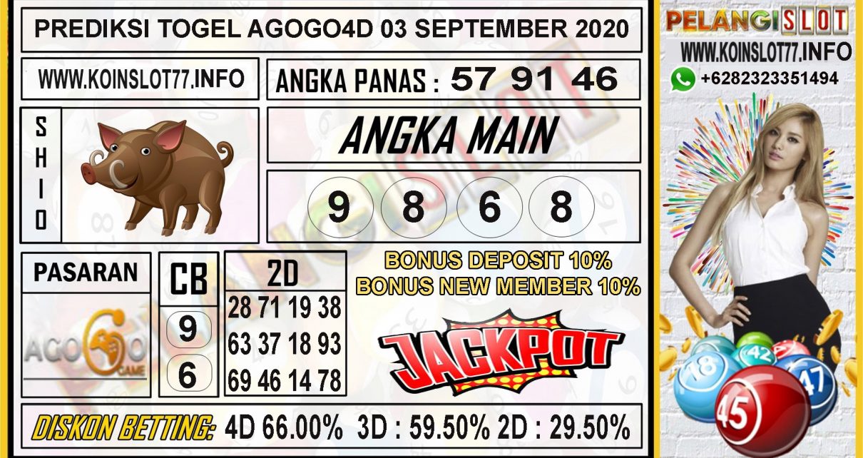 PREDIKSI TOGEL AGOGO4D 03 SEPTEMBER 2020