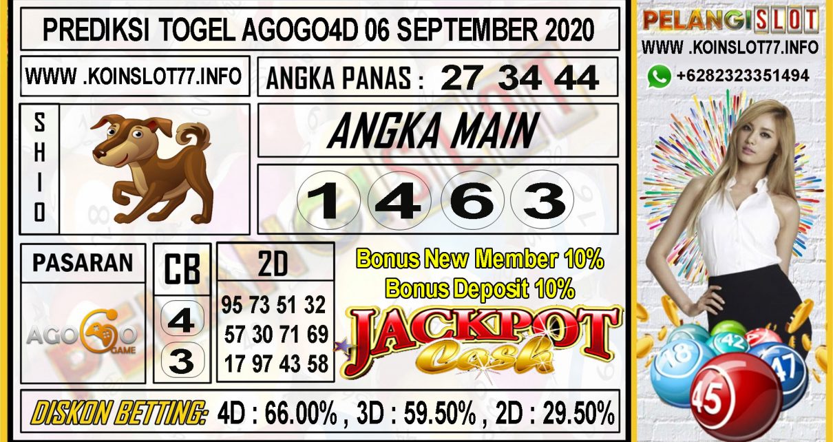 PREDIKSI TOGEL AGOGO4D 06 SEPTEMBER 2020