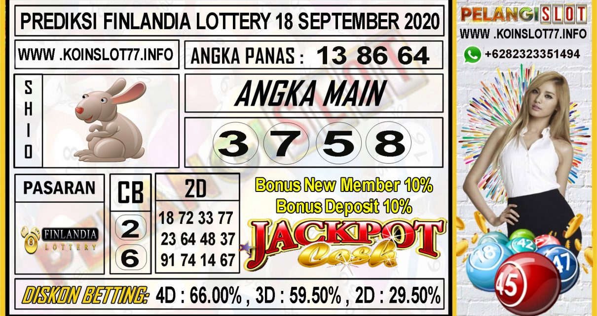 PREDIKSI FINLANDIA LOTTERY 18 SEPTEMBER 2020