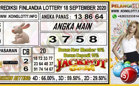 PREDIKSI FINLANDIA LOTTERY 18 SEPTEMBER 2020