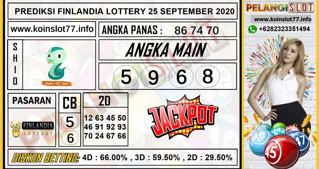 PREDIKSI FINLANDIA LOTTERY 25 SEPTEMBER 2020