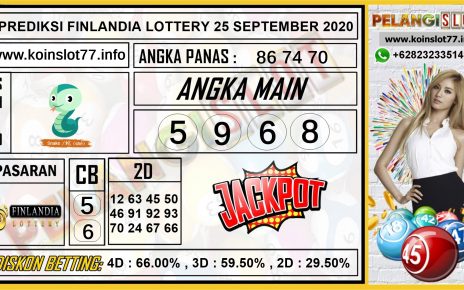 PREDIKSI FINLANDIA LOTTERY 25 SEPTEMBER 2020