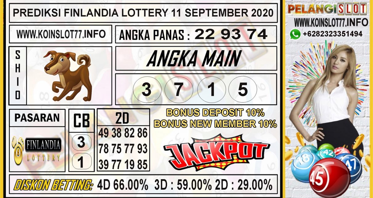 PREDIKSI FINLANDIA LOTTERY 11 SEPTEMBER 2020