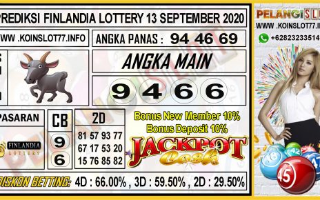 PREDIKSI FINLANDIA LOTTERY 13 SEPTEMBER 2020