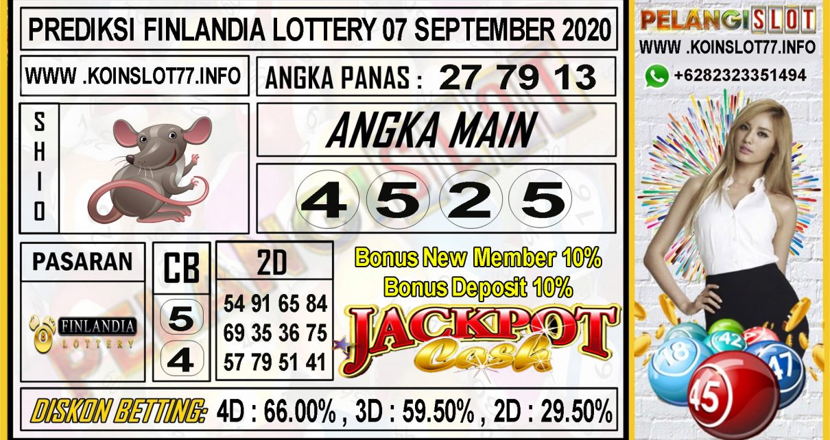 PREDIKSI FINLANDIA LOTTERY 07 SEPTEMBER 2020