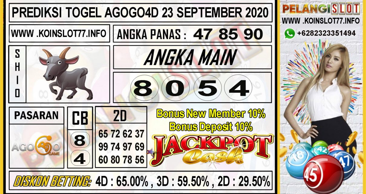 PREDIKSI TOGEL AGOGO4D 23 SEPTEMBER 2020