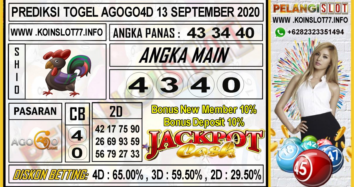 PREDIKSI TOGEL AGOGO4D 13 SEPTEMBER 2020