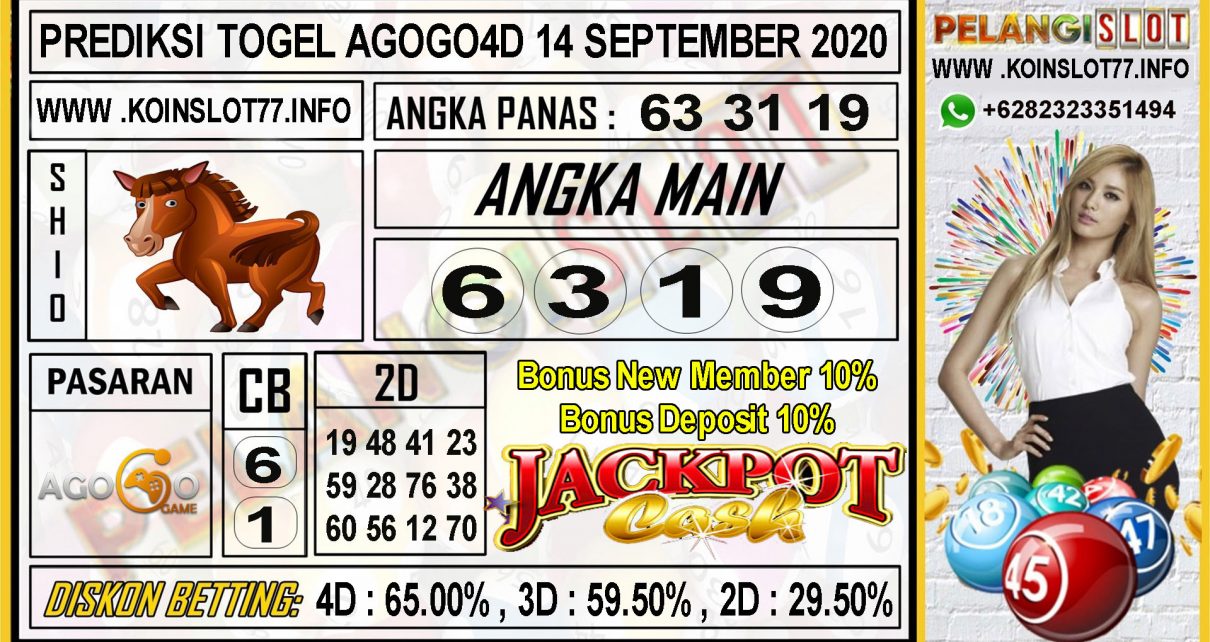 PREDIKSI TOGEL AGOGO4D 14 SEPTEMBER 2020