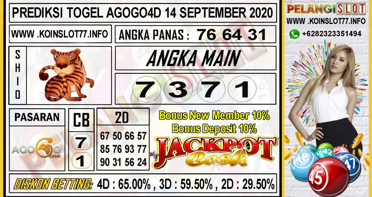 PREDIKSI TOGEL AGOGO4D 15 SEPTEMBER 2020