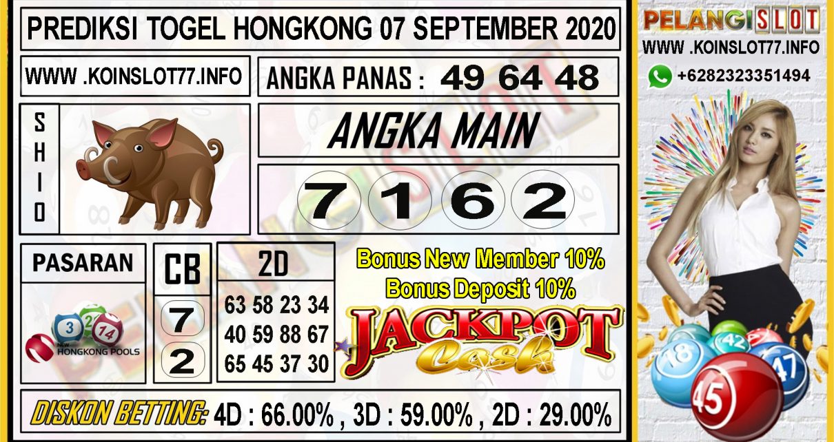 PREDIKSI TOGEL HONGKONG 07 SEPTEMBER 2020