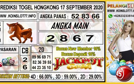 PREDIKSI TOGEL HONGKONG 17 SEPTEMBER 2020