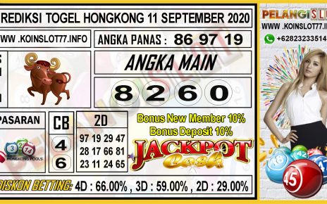 PREDIKSI TOGEL HONGKONG 11 SEPTEMBER 2020