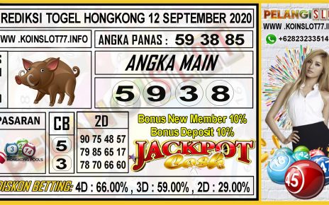 PREDIKSI TOGEL HONGKONG 12 SEPTEMBER 2020