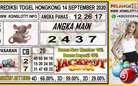 PREDIKSI TOGEL HONGKONG 14 SEPTEMBER 2020