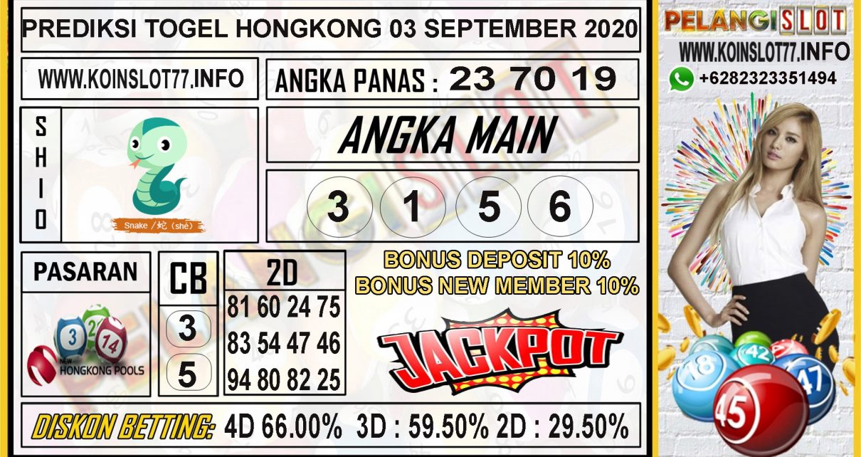 PREDIKSI TOGEL HONGKONG 03 SEPTEMBER 2020