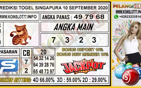 PREDIKSI TOGEL SINGAPURA 10 SEPTEMBER 2020