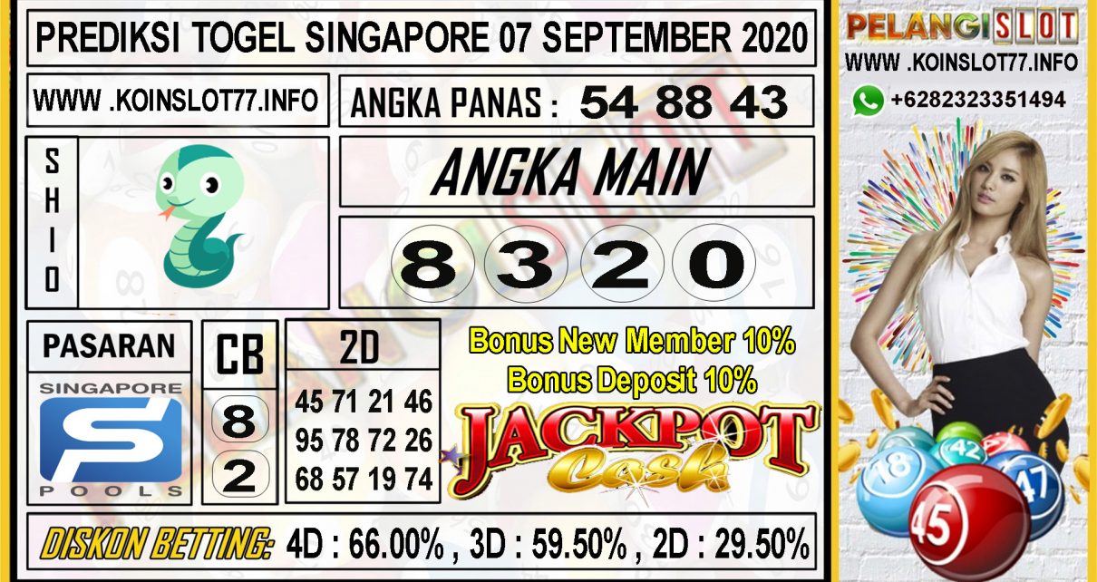 PREDIKSI TOGEL SINGAPORE 07 SEPTEMBER 2020