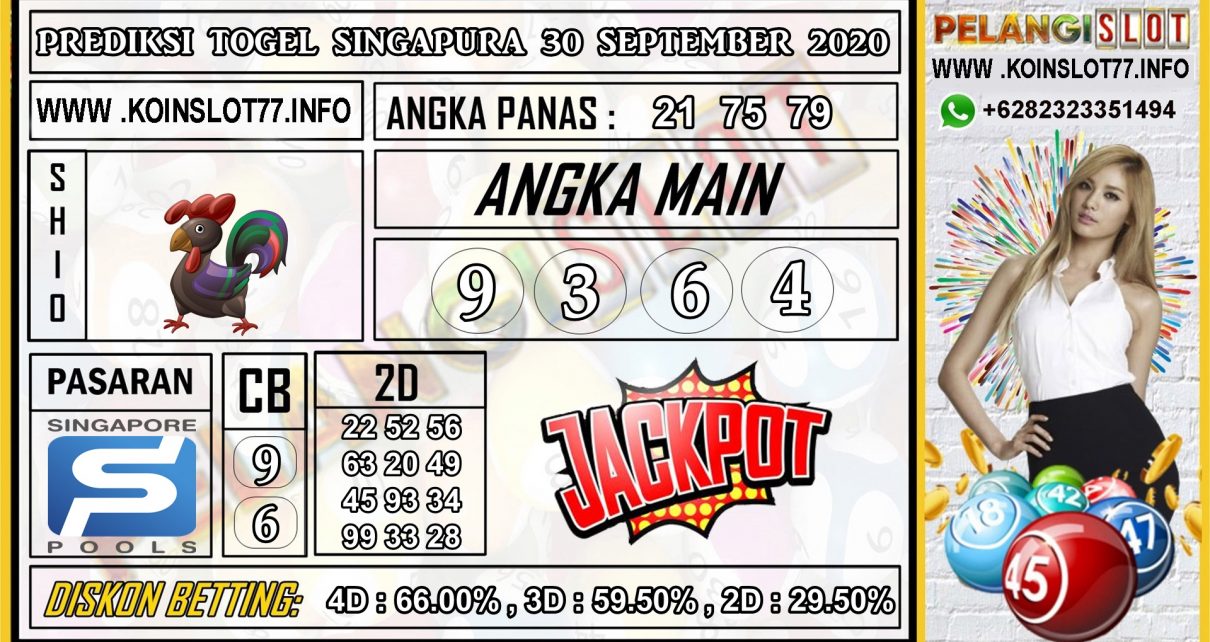 PREDIKSI TOGEL SINGAPURA 30 SEPTEMBER 2020