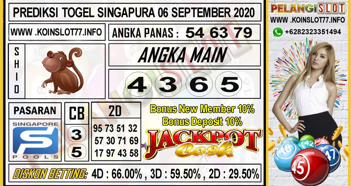 PREDIKSI TOGEL SINGAPURA 06 SEPTEMBER 2020