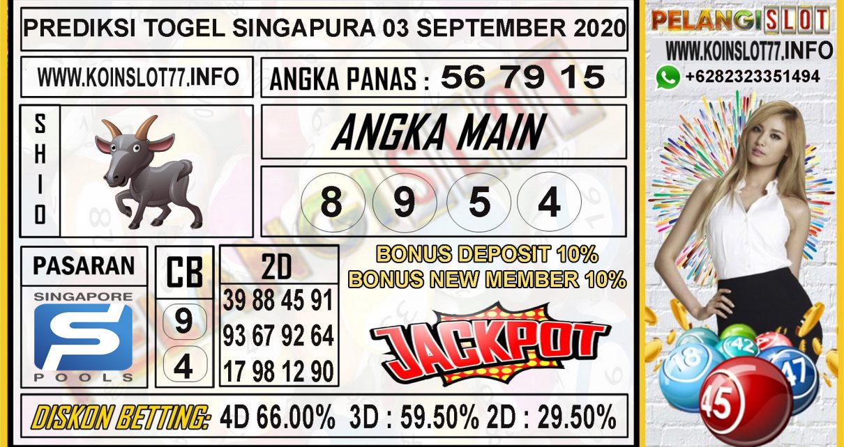 PREDIKSI TOGEL SINGAPURA 03 SEPTEMBER 2020