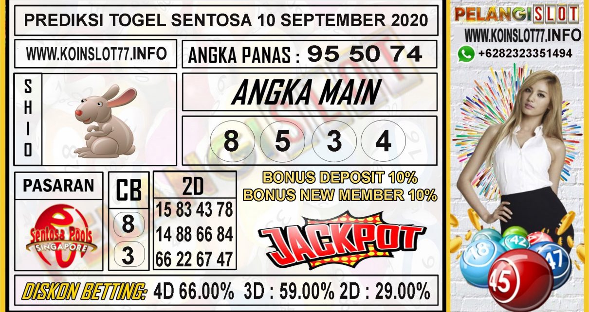 PREDIKSI TOGEL SENTOSA 10 SEPTEMBER 2020