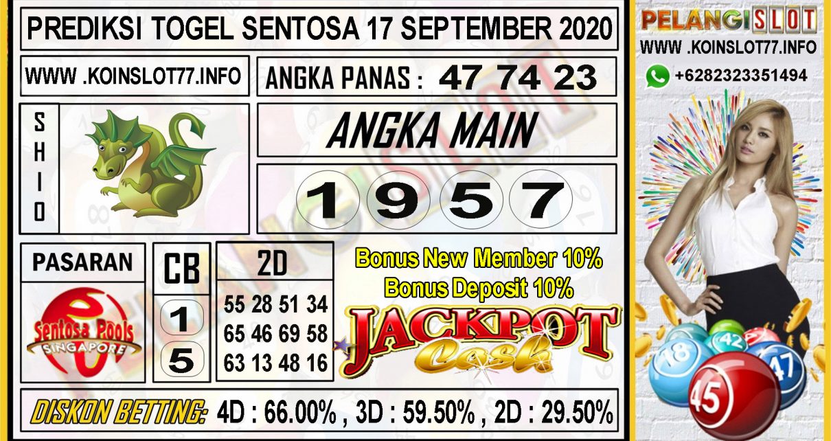 PREDIKSI TOGEL SENTOSA 17 SEPTEMBER 2020