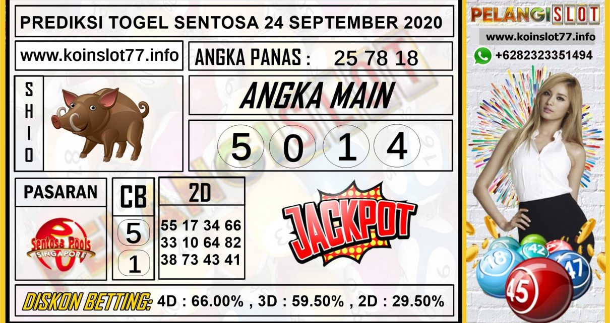 PREDIKSI TOGEL SENTOSA 24 SEPTEMBER 2020