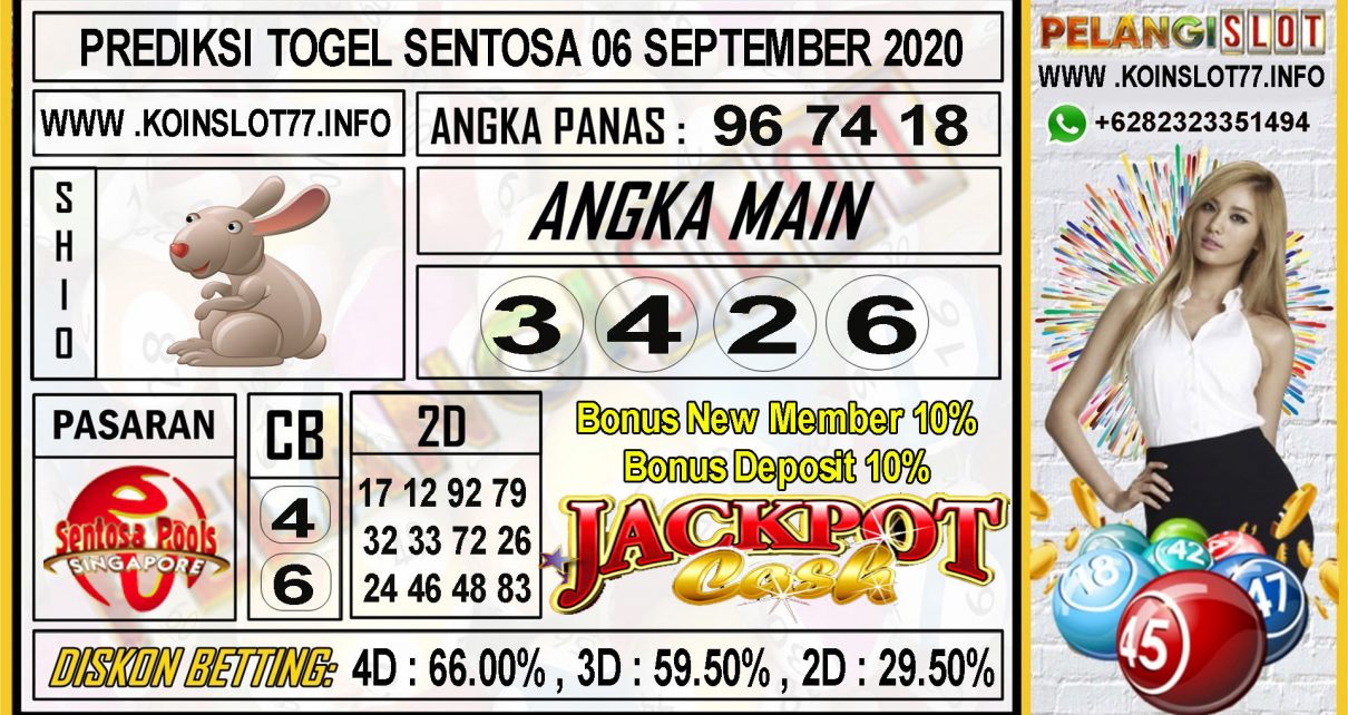 PREDIKSI TOGEL SENTOSA 06 SEPTEMBER 2020