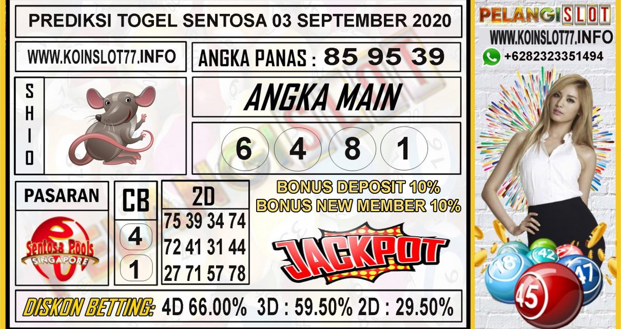 PREDIKSI TOGEL SENTOSA 03 SEPTEMBER 2020