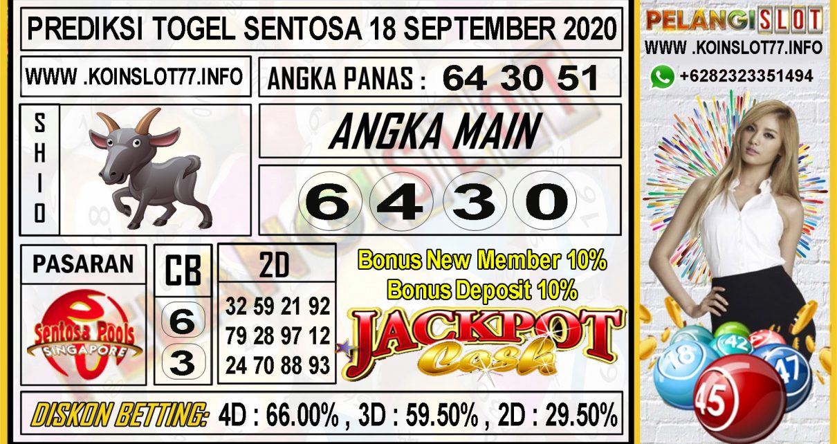 PREDIKSI TOGEL SENTOSA 18 SEPTEMBER 2020