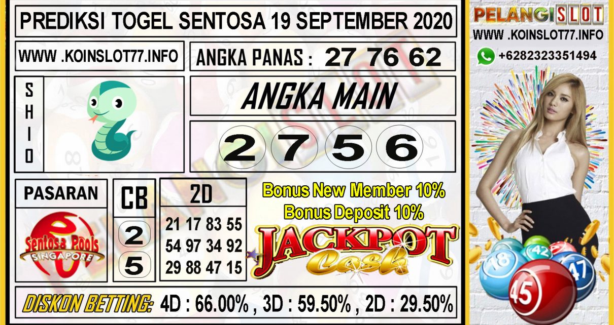 PREDIKSI TOGEL SENTOSA 19 SEPTEMBER 2020