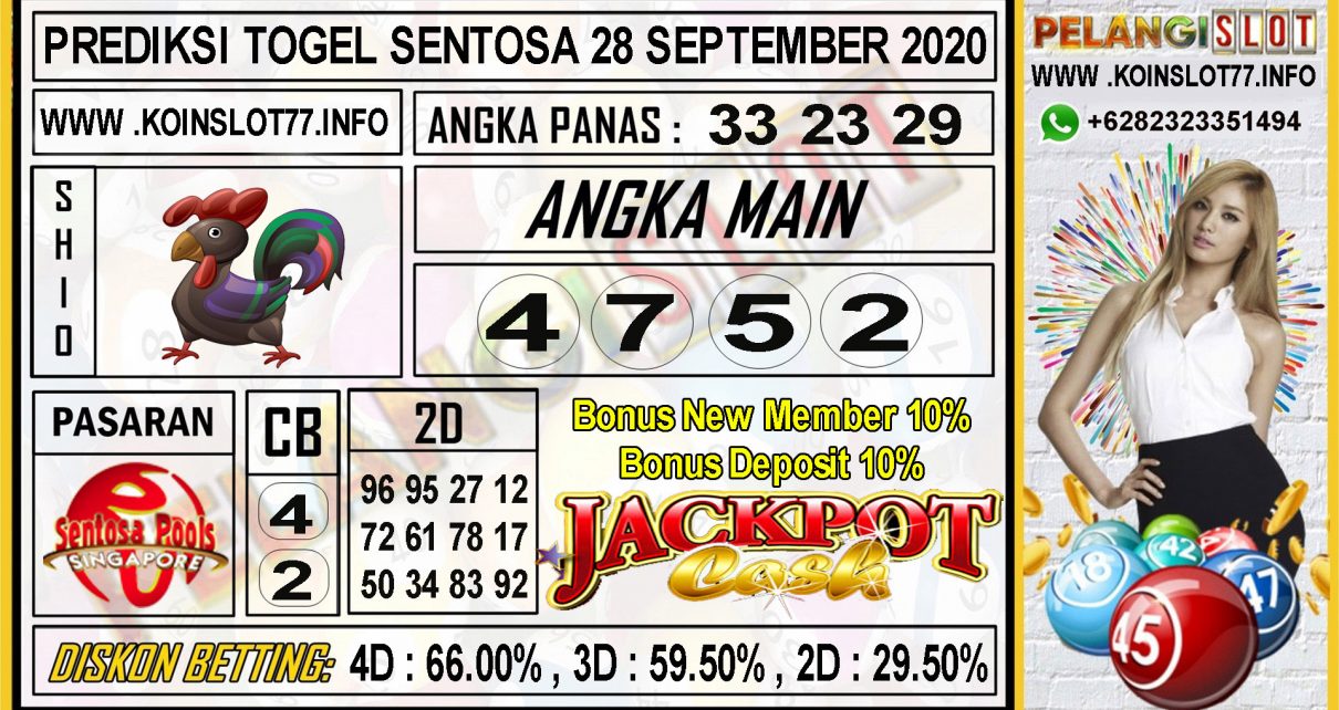 PREDIKSI TOGEL SENTOSA 28 SEPTEMBER 2020