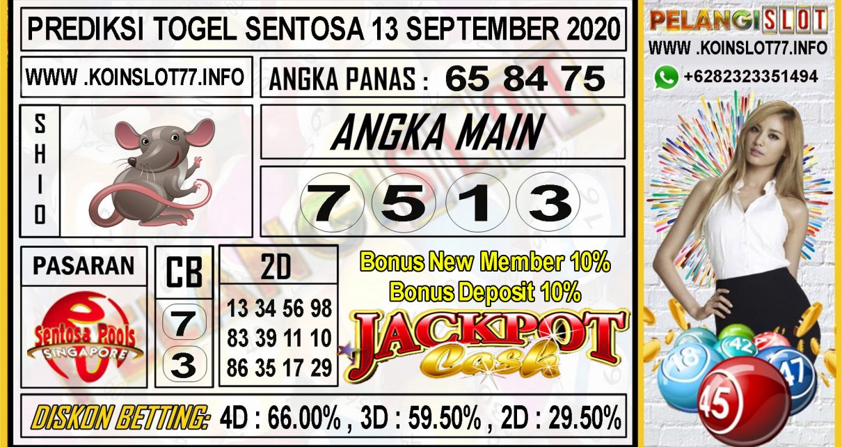 PREDIKSI TOGEL SENTOSA 13 SEPTEMBER 2020