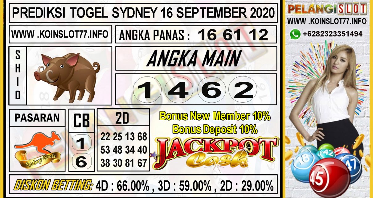 PREDIKSI TOGEL SYDNEY 16 SEPTEMBER 2020