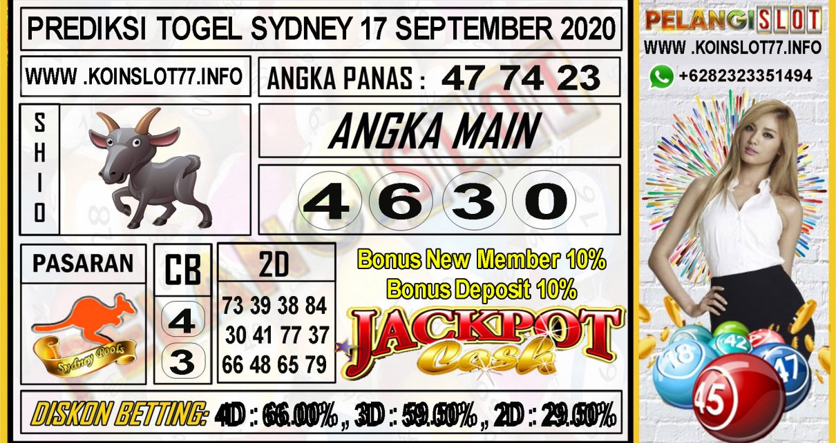 PREDIKSI TOGEL SYDNEY 17 SEPTEMBER 2020