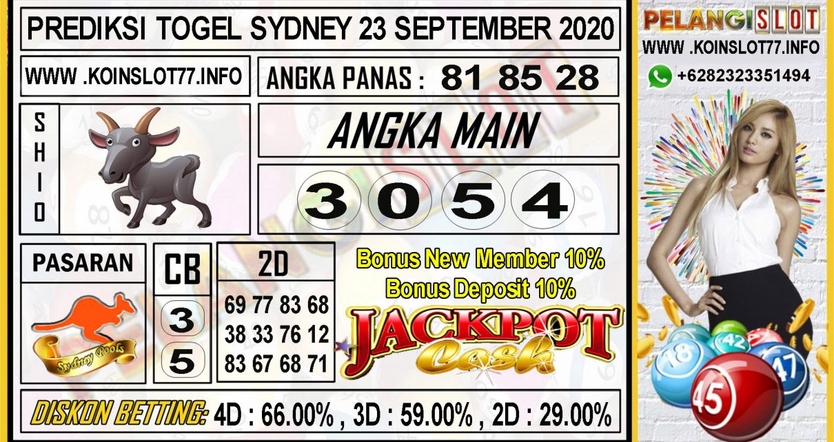 PREDIKSI TOGEL SYDNEY 23 SEPTEMBER 2020