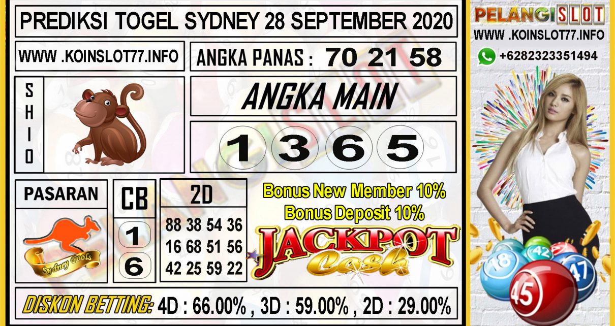 PREDIKSI TOGEL SYDNEY 28 SEPTEMBER 2020