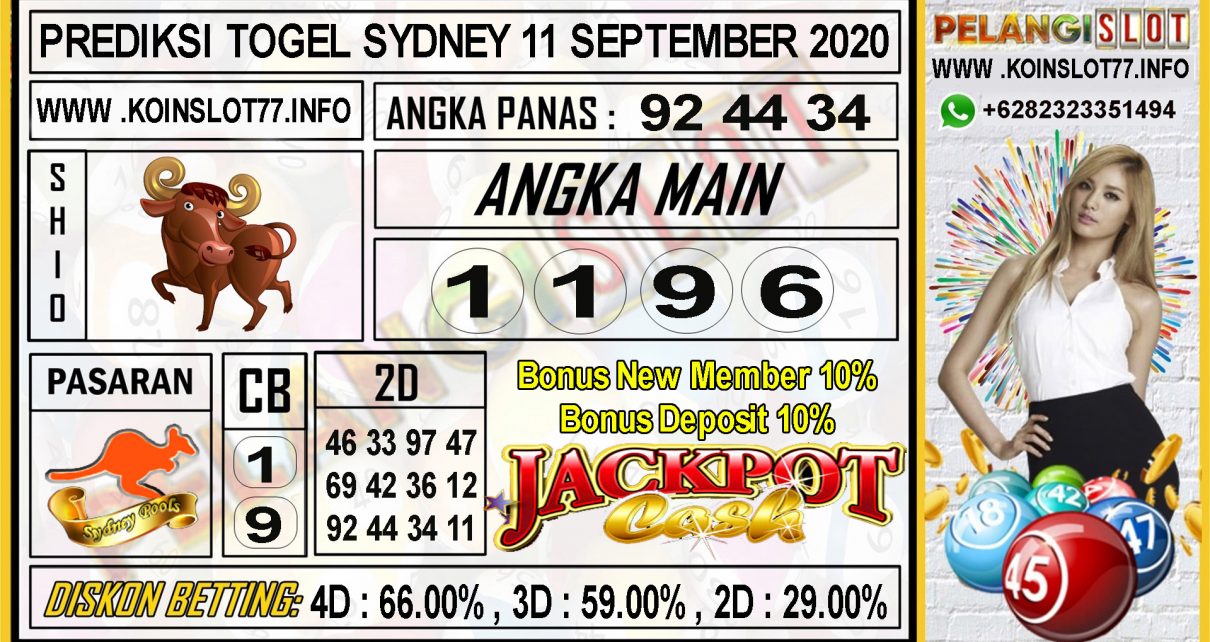 PREDIKSI TOGEL SYDNEY 11 SEPTEMBER 2020