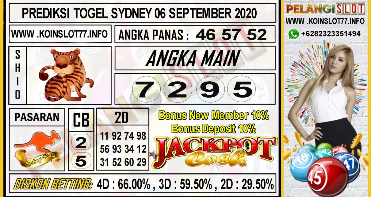 PREDIKSI TOGEL SYDNEY 06 SEPTEMBER 2020