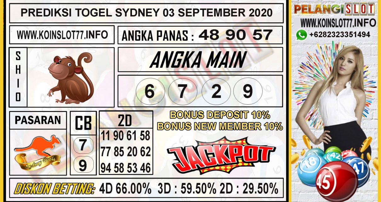 PREDIKSI TOGEL SYDNEY 03 SEPTEMBER 2020