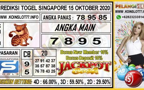 PREDIKSI TOGEL SINGAPORE 15 OKTOBER 2020